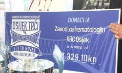 Humanitarni Osječani trčanjem prikupili 17000 kuna za Zavod za hematologiju KBC Osijek