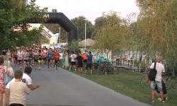 375 rekreativaca i sportaša trčalo uz zalazak sunca u Osijeku