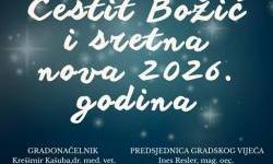 Čestit Božić i sretna nova 2026. godina
