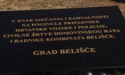 Otkrivena spomen-ploča poginulim braniteljima, civilima i radnicima Kombinata