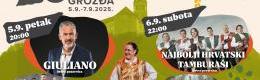 58. Iločka berba grožđa: koncerti Giuliana, Najboljih hrvatskih tamburaša i Slavonia Banda!