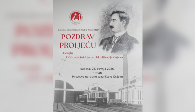 HKUD Osijek 1862 koncertom Pozdrav proljeću čuva povijest i tradiciju
