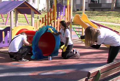 Osijek se priključio Rezoluciji ''Z'' – u eko akciji obojano dječje igralište