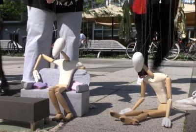 Talentirani i kreativni lutkari razveselili Osječane u centru grada