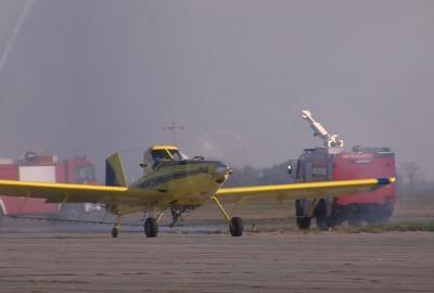 U Osijek stigao novi zrakoplov za borbu protiv komaraca