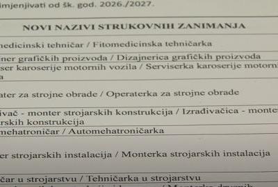 U prve razrede srednjih škola u OBŽ upisano 111 učenika više nego što je bilo osmaša