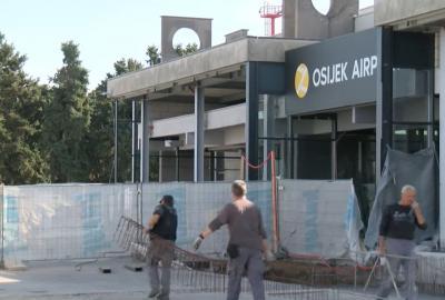 Zračna luka Osijek privremeno zatvara terminal - od ponedjeljka putnici prolaze kroz upravnu zgradu