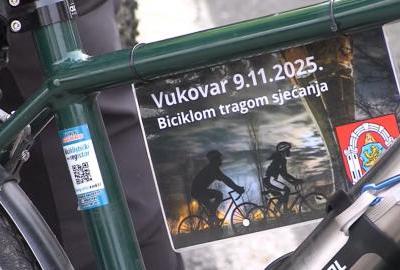 I ovog su studenog biciklisti vozili od Osijeka do Vukovara