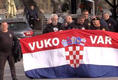 Branitelji spriječili bacanje “srpskog vijenca“ u Dunav