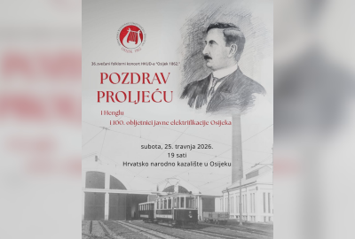 HKUD Osijek 1862 koncertom Pozdrav proljeću čuva povijest i tradiciju