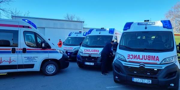 Zavod za medicinu Osječko-baranjske županije ojačan je za sedam novih vozila