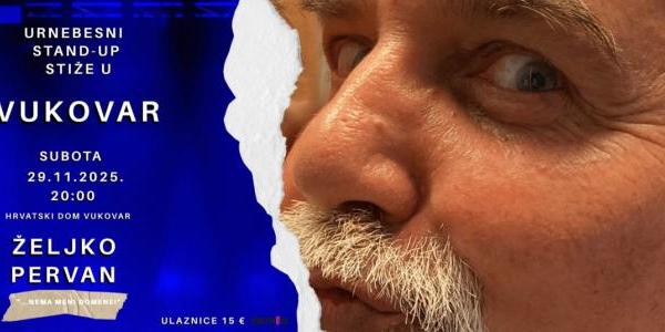 Ne propustite urnebesni stand-up show “Nema meni domene!” u Vukovaru!