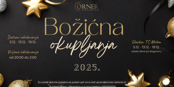 ''Pozivamo tvrtke i grupe da rezerviraju svoj termin za božićne domjenke''