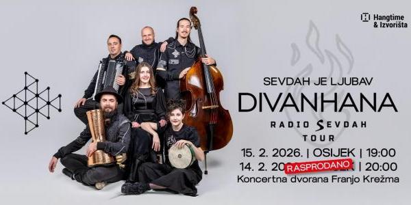 Poznati sarajevski bend Divanhana u Osijek donosi ljubav!