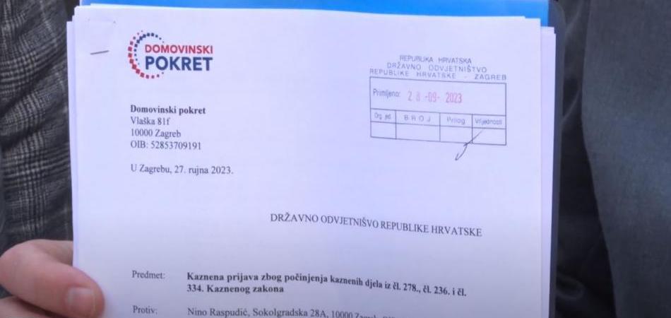 Domovinski pokret podnio kaznenu prijavu protiv Nine Raspudića jer je lagao da je član Mosta