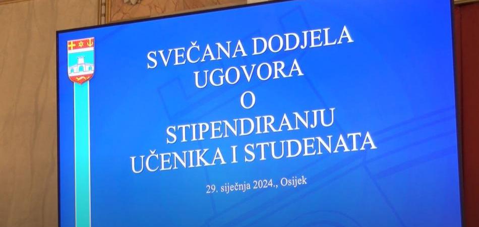 169 tisuća eura za 160 stipendista Osječko-baranjske županije