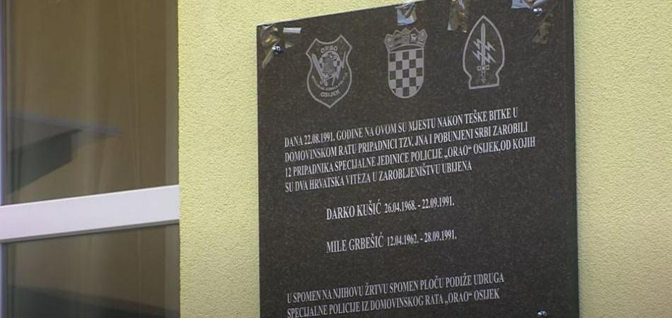 Nova spomen-ploča u Dardi za dvojicu mučki ubijenih policajaca kao svjedok istine o ratu