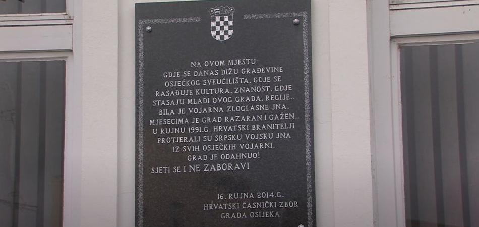 Oslobođenjem „Bijele vojarne“ '1991. otklonjena je velika opasnost za Osječane