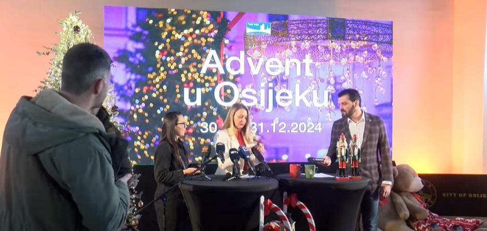 Osječki advent vraća se na Trg Svetog Trojstva u Tvrđi – novitet Kupola dobrih želja