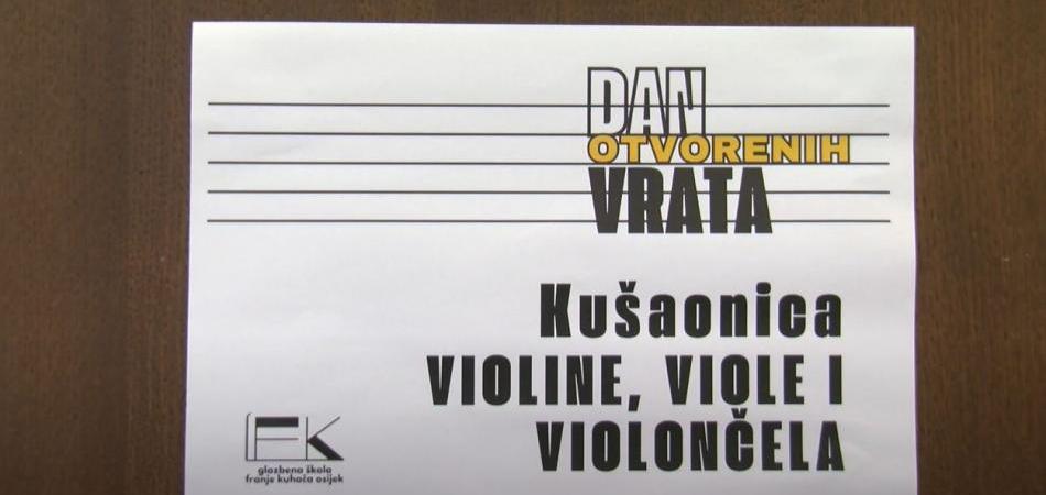 Dan otvorenih vrata Glazbene škole Franje Kuhača