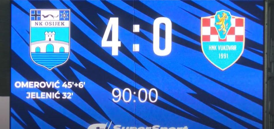 Hat- trick Omerovića za prvu pobjedu Osijeka u sezoni