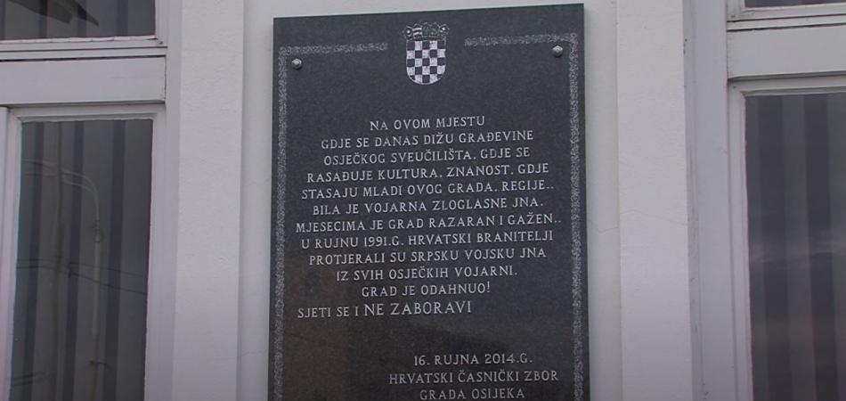 Oslobađanjem bijele vojarne prije 34 godine JNA protjerana iz Osijeka