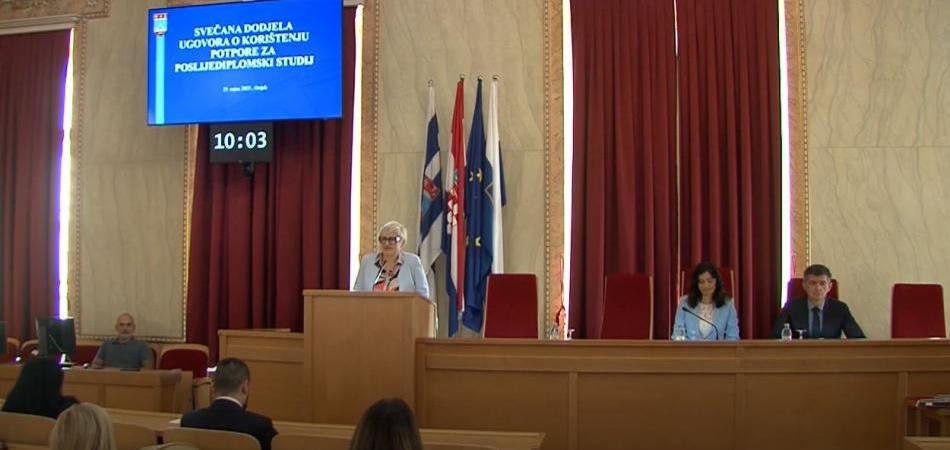 OBŽ stipendijama pomogla 89 poslijediplomaca u pokrivanju troškova studiranja