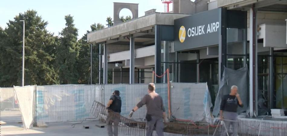 Zračna luka Osijek privremeno zatvara terminal - od ponedjeljka putnici prolaze kroz upravnu zgradu