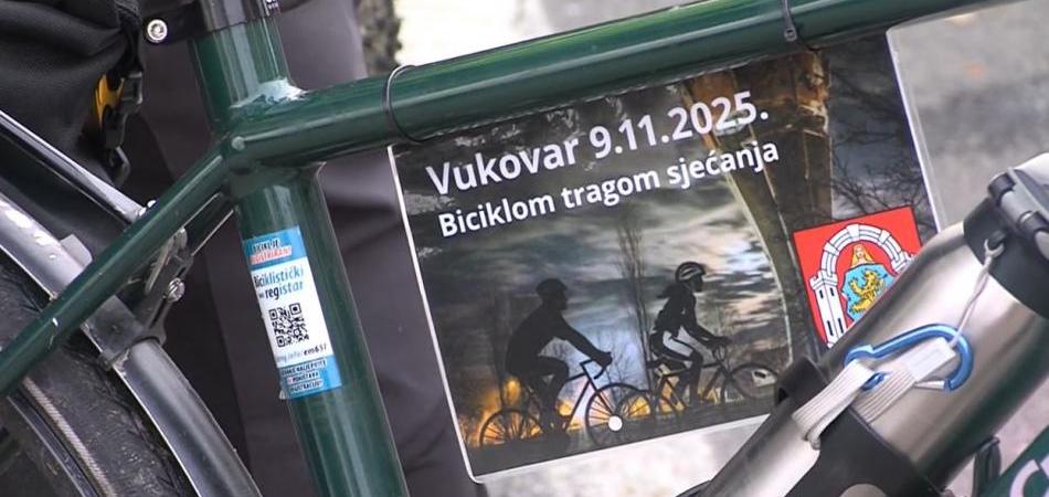 I ovog su studenog biciklisti vozili od Osijeka do Vukovara