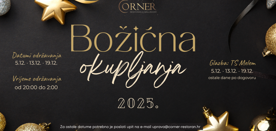 ''Pozivamo tvrtke i grupe da rezerviraju svoj termin za božićne domjenke''