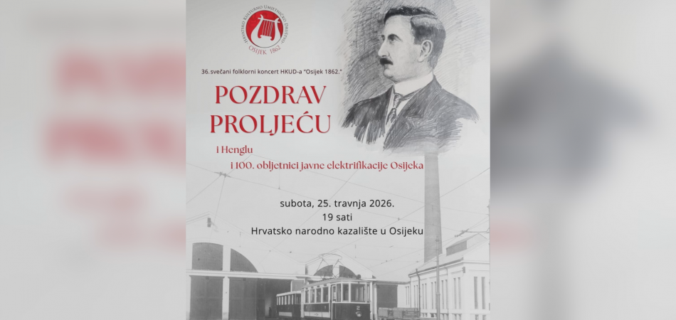 HKUD Osijek 1862 koncertom Pozdrav proljeću čuva povijest i tradiciju