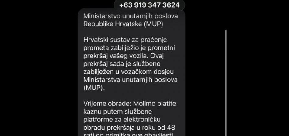 Dobijete li SMS poruku od ''policije'', ne odgovarajte na nju i obrišite ju!