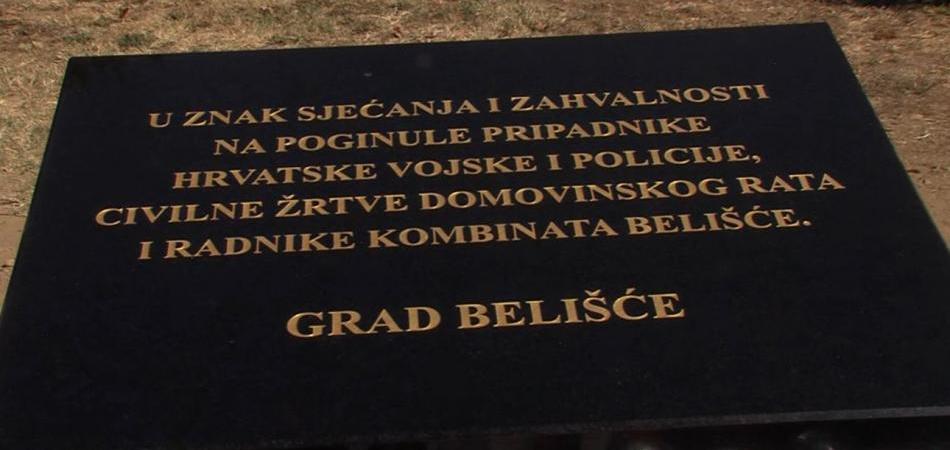 Otkrivena spomen-ploča poginulim braniteljima, civilima i radnicima Kombinata