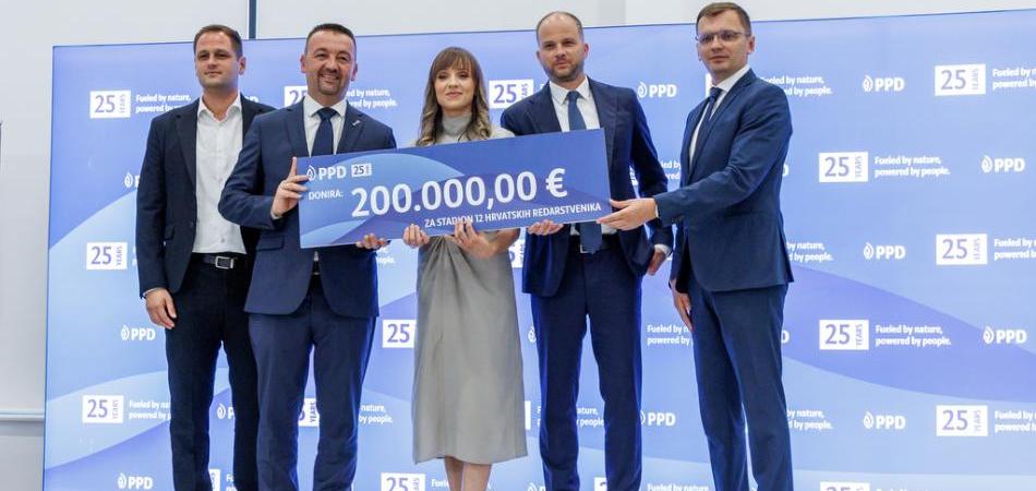Najveća pojedinačna donacija - PPD donirao 200 tisuća eura za novi vukovarski stadion