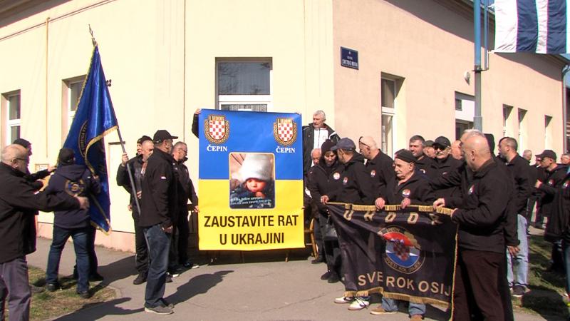 Potporu ukrajinskom narodu dali i osječki branitelji