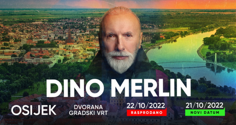 Koncert Dine Merlina 22.10. u Osijeku rasprodan; zbog iznimnog interesa publike dodan još jedan datum!