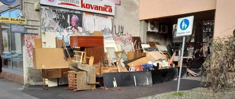 Otpad u centru Osijeka