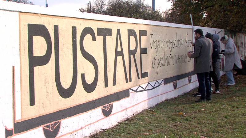 Pustare osvanule uz grafit „Osijek - nepokoreni grad“