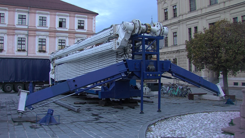 Počelo postavljanje panoramskog kotača u Osijeku