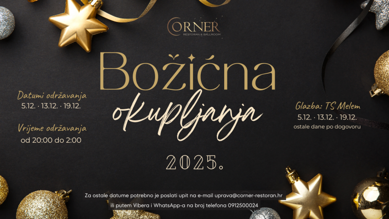 ''Pozivamo tvrtke i grupe da rezerviraju svoj termin za božićne domjenke''