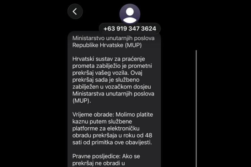 Dobijete li SMS poruku od 
