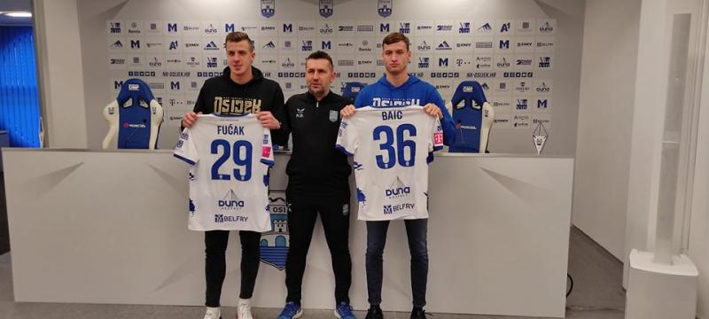 Kristian Fućak i Mihajlo Baić potpisali za NK Osijek do 2026.godine