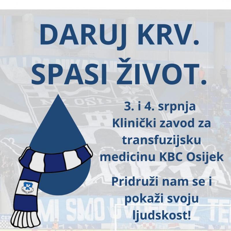 Daruj krv. Spasi život