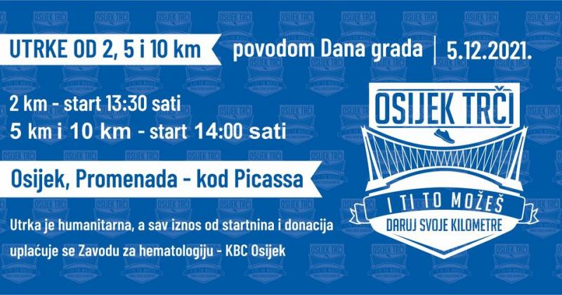 OSIJEK TRČI - I ti to možeš, daruj svoje kilometre