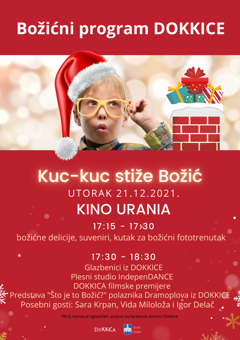 Božićni program Dokkice: Kuc-kuc stiže Božić