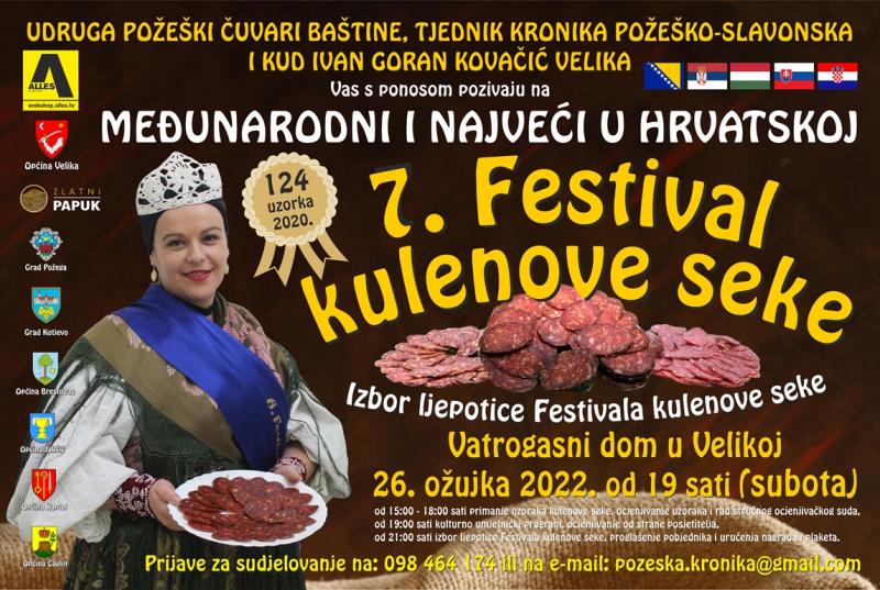 7. ''Festival kulenove seke''