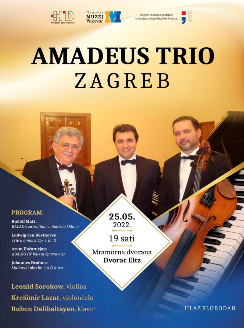 Amadeus Trio Zagreb - 2. koncert Svibanjskih glazbenih večeri
