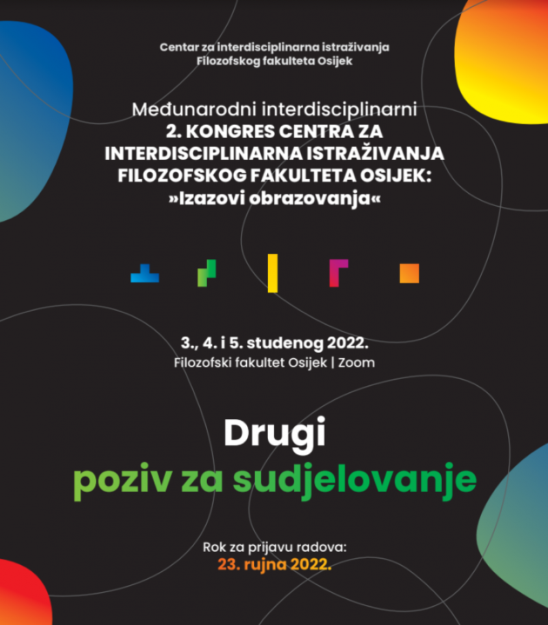 Međunarodni interdisciplinarni 2. Kongres Centra za interdisciplinarna istraživanja Filozofskog fakulteta Osijek